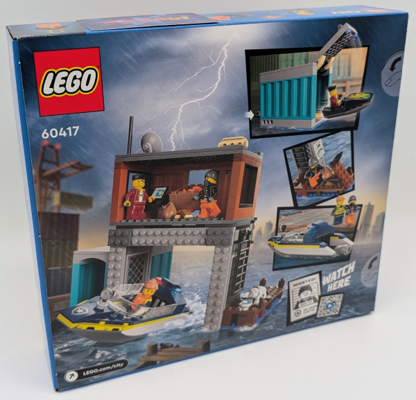 LEGO® City Polizeischnellboot und Ganovenversteck